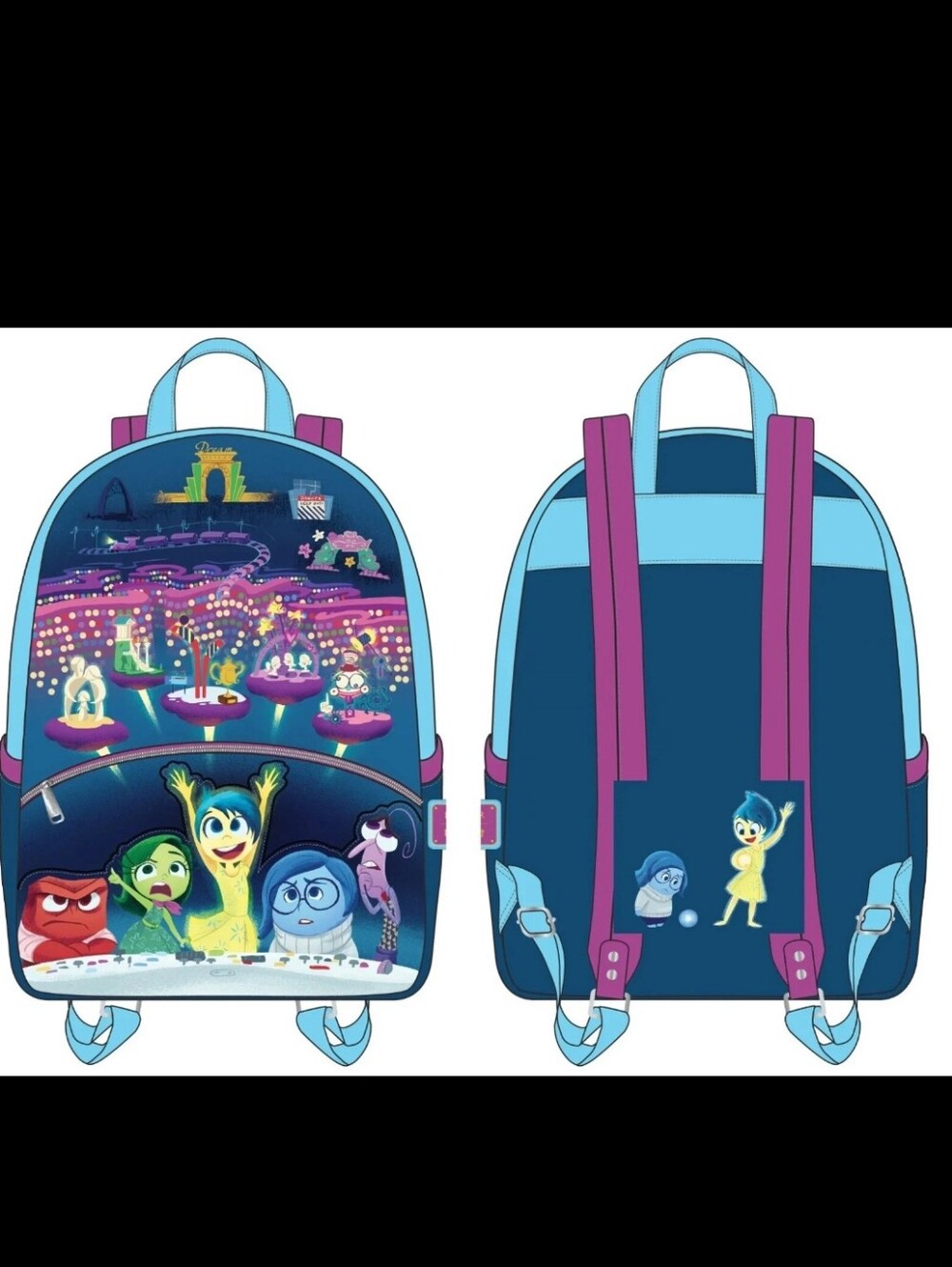 Loungefly Disney Pixar Moments Inside Out Control Panel Mini Backpack
